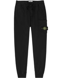 Stone Island - Drawstring Ankle Sweatpants - Lyst