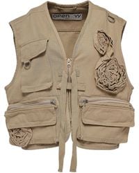 OPEN YY - Applique Work Vest - Lyst