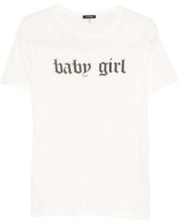 R13 - Baby Girl Logo-Print T-Shirt - Lyst