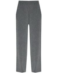 Lanvin - Mid-Rise Straight Leg Trousers - Lyst