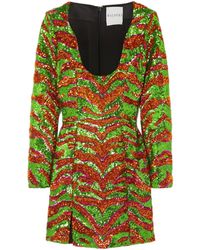 Halpern - Colorful Sequin Dress - Lyst