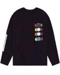 we11done - Long-Sleeved T-Shirt With Printed Pattern - Lyst