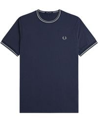 Fred Perry - Soft Cotton Tshirt - Lyst
