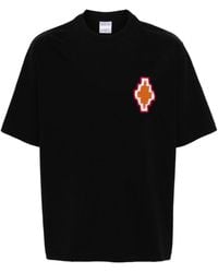 Marcelo Burlon - County Of Milan Macrame Cross Cewneck T-Shirt - Lyst