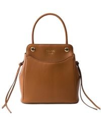 Prada - Carry Mini Leather Handbag - Lyst