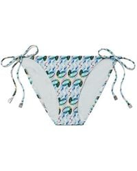 Tory Burch - Printed String Bikini Bottom - Lyst