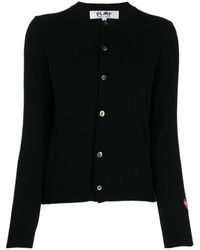 COMME DES GARÇONS PLAY - X The Artist Invader Pixelated-Appliqué Cardigan - Lyst