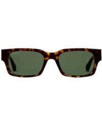 Gucci - Rectangular Frame Sunglasses - Lyst