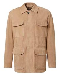 Brioni - Suede Field Jacket - Lyst