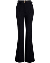 Patou - Crease Detailed Flared Pants - Lyst