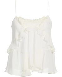 Isabel Marant - Ivory Top Silk - Lyst