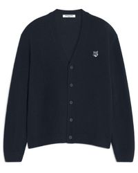Maison Kitsuné - Maison Kitsuné Fox Head Comfort Cardigan - Lyst