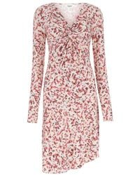Isabel Marant - Isabel Marant Étoile Motif Printed Asymmetric Dress - Lyst