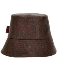 Etro - Allover Paisley-Printed Bucket Hat - Lyst