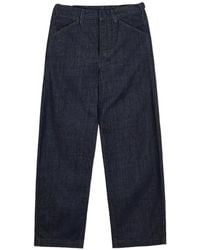 Lemaire - Adjustable-Strap Logo Patch Jeans - Lyst