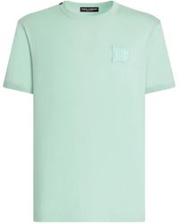 Dolce & Gabbana - Logo Patch T-Shirt - Lyst