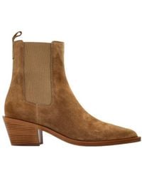 Gianvito Rossi - Wylie Pointed Toe Ankle Boots - Lyst