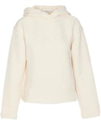 Max Mara - Gary Logo Embroidered Hoodie - Lyst