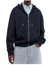 Bottega Veneta - Double Wool Hoodie - Lyst