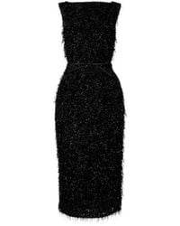 Erdem - Lurex Fil Coupé Midi Dress - Lyst