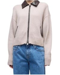 Jonathan Simkhai - High-Collar Wool Jacket - Lyst