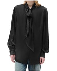 Ann Demeulemeester - Runo Bow-Tie Shirt - Lyst