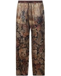 Pierre Louis Mascia - Aloes Printed Wide-Leg Pants - Lyst