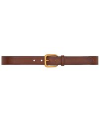 Saint Laurent - Rectangular Buckle Belt - Lyst