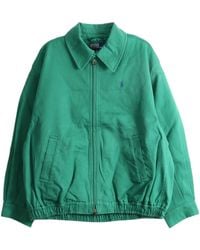 Polo Ralph Lauren - Logo-Embroidered Long-Sleeve Jacket - Lyst