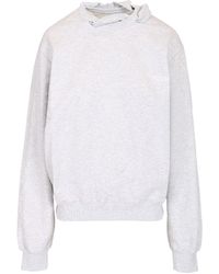 Magliano - Logo Embroidered Long-Sleeved Sweatshirt - Lyst