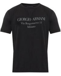 Giorgio Armani - T-Shirt With Print - Lyst
