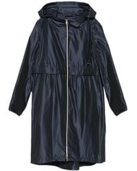 Herno - Long A-Line Hooded Coat - Lyst