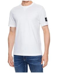 Calvin Klein - Crew Neck Short-Sleeved T-Shirt - Lyst