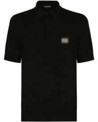 Dolce & Gabbana - Logo Short-Sleeved Polo Shirt - Lyst
