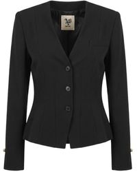 Aniye By - Long-Sleeve V-Neck Jacket - Lyst