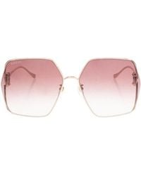 Gucci - Oversized-Frame Tinted Sunglasses - Lyst
