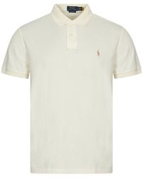 Polo Ralph Lauren - Logo-Embroidered Straight Hem Polo Shirt - Lyst