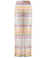 Missoni - Zigzag-Pattern Trousers - Lyst