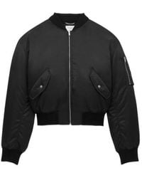 Saint Laurent - Zip-Up Bomber Jacket - Lyst