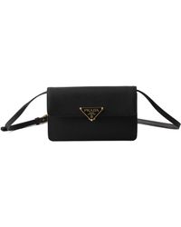 Prada - Triangle-Logo Mini Bag - Lyst