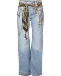 Acne Studios - Wash-Treated Wide-Leg Jeans - Lyst