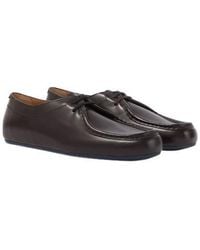 Jil Sander - Hood Leather Lace-Up Shoes - Lyst