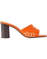 JW Anderson - Whipstitched Leather Mules - Lyst