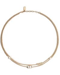 Dior - Cd Mini Bow Necklace - Lyst