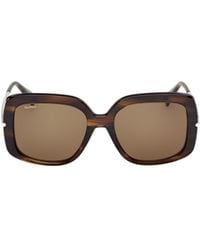 Max Mara - Square Frame Sunglasses - Lyst