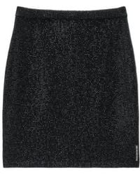 Alexander Wang - Rhinestone-Embellished Mini Skirt - Lyst