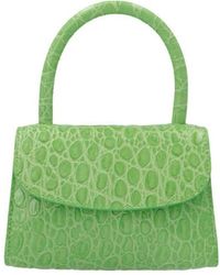 BY FAR - Crocodile-Embossed Mini Bag - Lyst