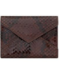 Saint Laurent - Letter Card Case - Lyst