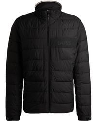 BOSS - Solid Color Casual Jacket - Lyst
