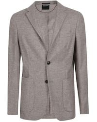 ZEGNA - Two-Button Wool Blazer - Lyst